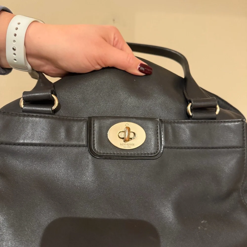 Kate Spade Black Leather Hampton Road Janie Purse